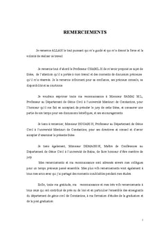 Réhabilitation et renforcement des poutres au moyen de PRFC