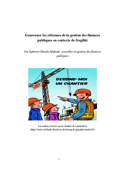 Gouverner les réformes de la gestion des finances publiques