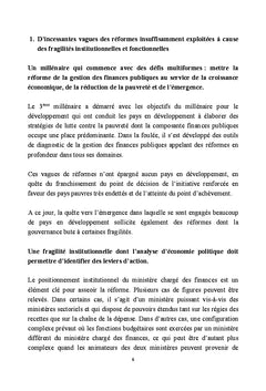 Gouverner les réformes de la gestion des finances publiques