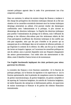 Gouverner les réformes de la gestion des finances publiques