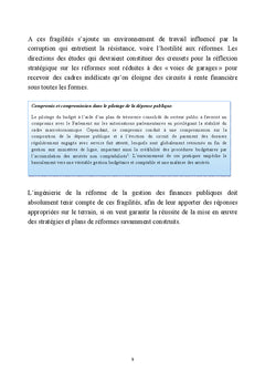 Gouverner les réformes de la gestion des finances publiques