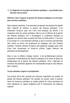 Gouverner les réformes de la gestion des finances publiques