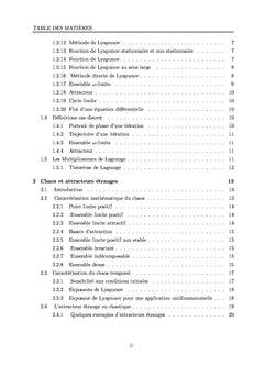 Estimation d'attracteurs étranges