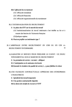 L'externalisation du recrutement via l'Entreprise Travail Temporaire