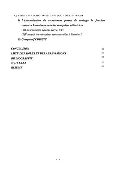 L'externalisation du recrutement via l'Entreprise Travail Temporaire