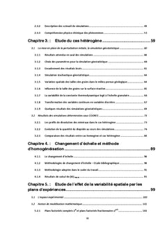 Influence de la variabilite des parametrès thermodynamiques