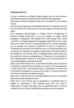 L'ostéopathie dans la transmission de la santé entre les générations