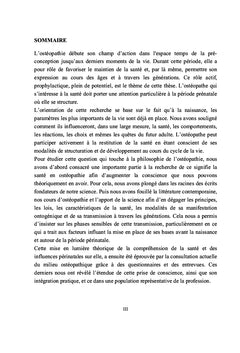L'ostéopathie dans la transmission de la santé entre les générations