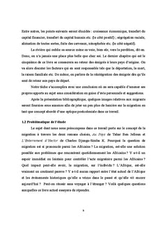 Une étude postcoloniale de la migration parmi les Africains