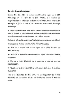 Rapport De Mission De La Maladie a Virus Ebola Dans La DPS NORD KIVU/S