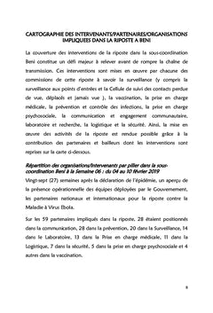Rapport De Mission De La Maladie a Virus Ebola Dans La DPS NORD KIVU/S