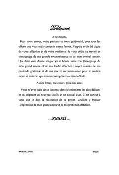 Contribution A la reduction des pertes de matiere dans la phase coupe