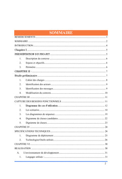 Elaboration d'une application de gestion de parc telecom en Jee