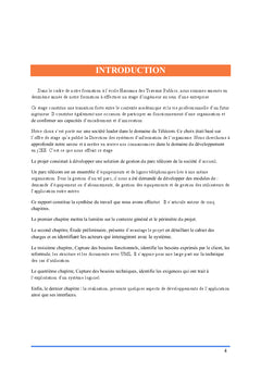Elaboration d'une application de gestion de parc telecom en Jee