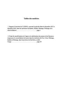 Rapport annuel d'activites UJDPGL asbl