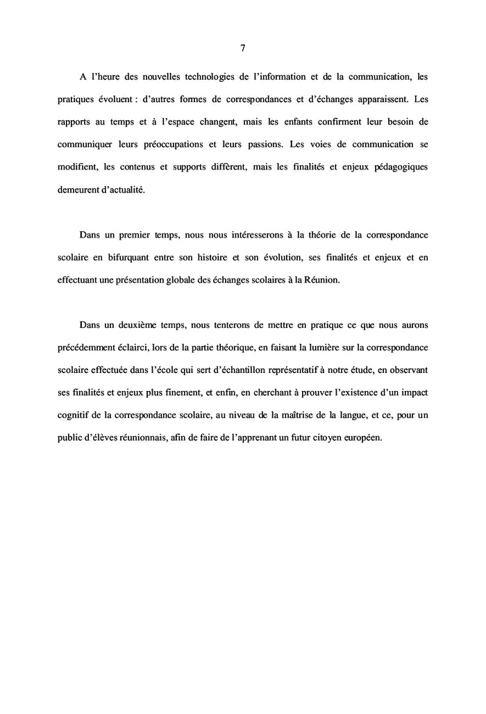 La correspondance scolaire : objectifs et enjeux