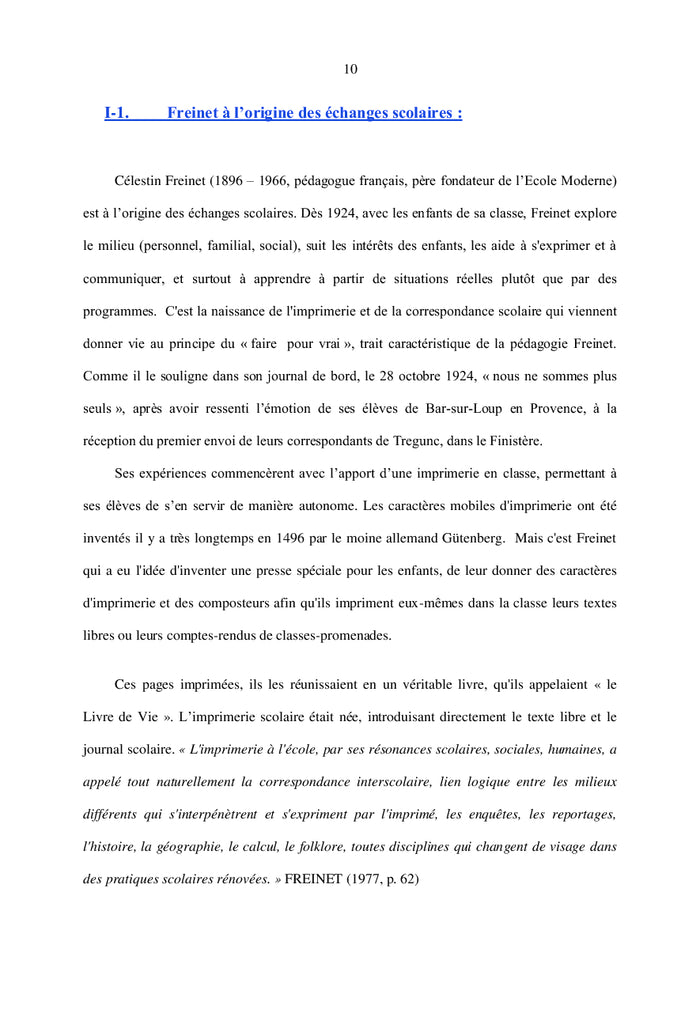 La correspondance scolaire : objectifs et enjeux