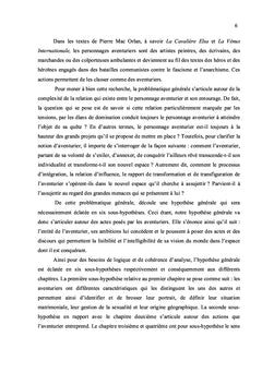 L'aventurier dans quelques oeuvres romanesques