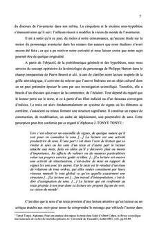 L'aventurier dans quelques oeuvres romanesques