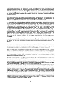 Contribution de l'Afrique A la gestion des ressources en eau