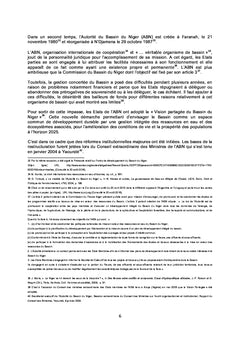 Contribution de l'Afrique A la gestion des ressources en eau