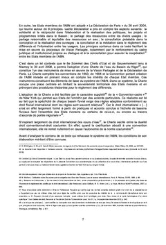 Contribution de l'Afrique A la gestion des ressources en eau