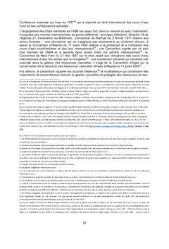 Contribution de l'Afrique A la gestion des ressources en eau