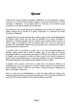 Plantes Aromatiques et Medicinales au Maroc