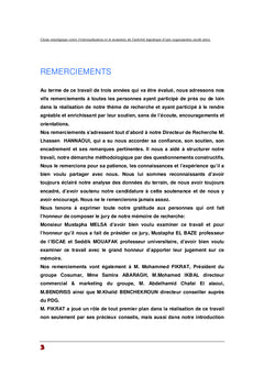 Evaluation de la strategie d'externalisation de la logistique