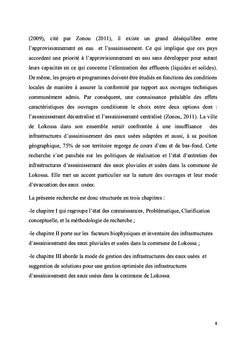 Gestion de l'assainissement des eaux au Bénin