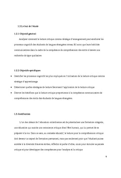 La lecture critique pour développement des processus cognitifs