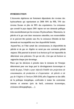 L'avenir de l'énergie en Algérie
