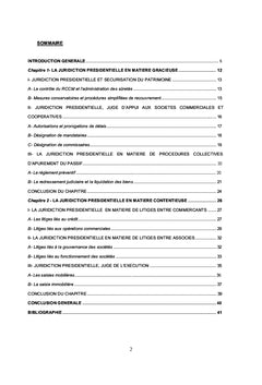 La juridiction présidentielle en droit OHADA