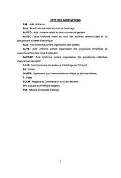 La juridiction présidentielle en droit OHADA