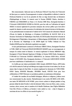 Hydrogeologie du Sud-ouest de la cote d'Ivoire: region de San Pedro