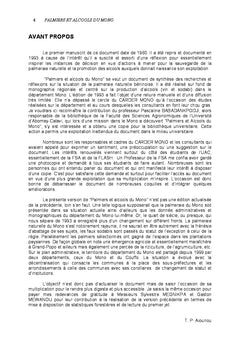 Palmiers et alcools du Mono
