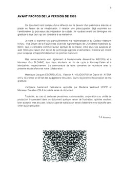 Palmiers et alcools du Mono