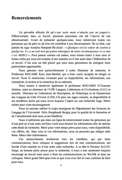 Usage du français dans le secteur des transports routiers à Abidjan