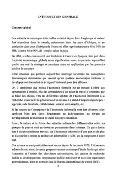 Dynamique de l'économie informelle en Afrique de l'Ouest