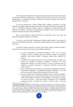 L'évaluation du procédé de calcul des coûts hospitaliers