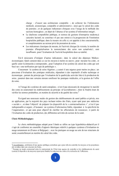 L'évaluation du procédé de calcul des coûts hospitaliers