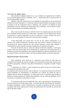 L'évaluation du procédé de calcul des coûts hospitaliers