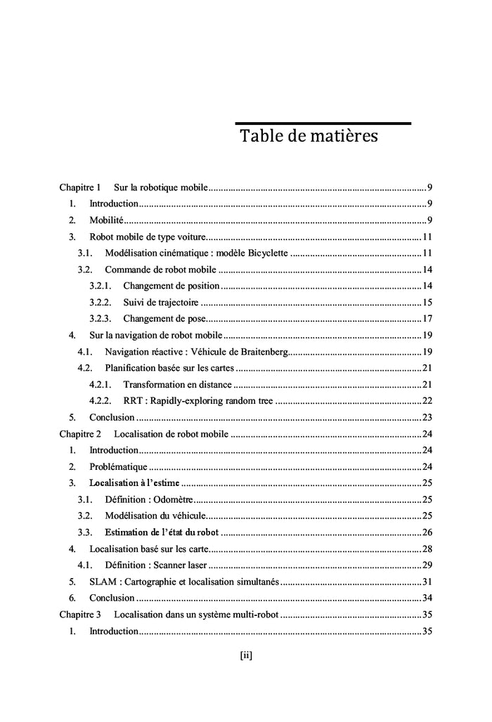 Localisation et optimisation de trajectoires pour des robots autonomes