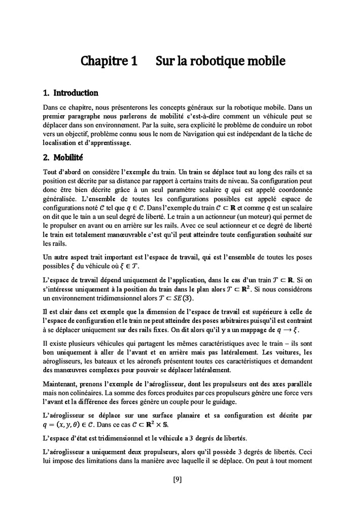 Localisation et optimisation de trajectoires pour des robots autonomes