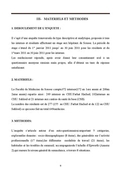 Activite de soins et risques lies A la fatigue des jeunes medecins