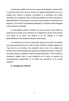 Un romantisme kafkaïen
