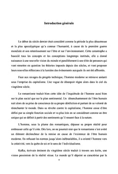 Un romantisme kafkaïen