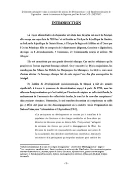 Démarche participative dans la conduite des actions de développement