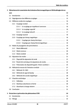 Étude expérimentale des couplages conduits