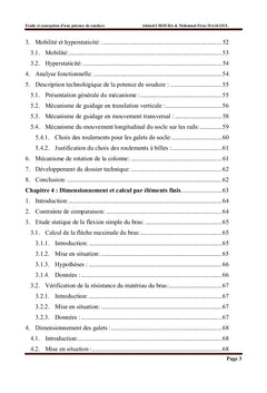Etude et conception d'une potence de soudure automatique des viroles